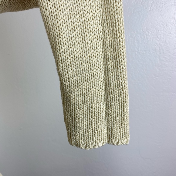 Vero Moda Cream Chunky Knit Long Sleeve Sweater women’s size XS - Picture 3 of 10